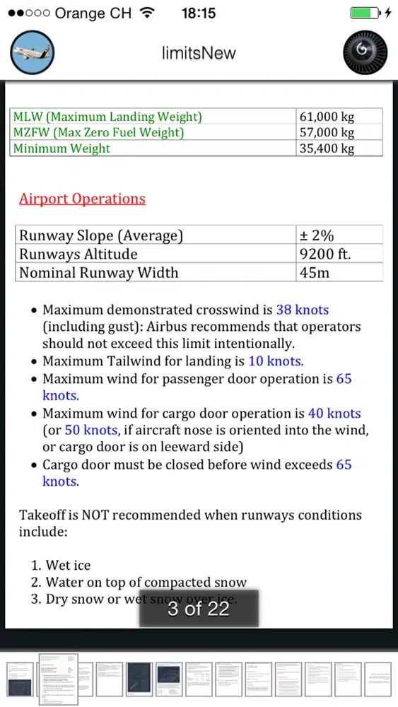 Скриншоты A320 Limits