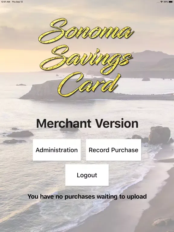 Screenshot di SSC Merchant iPad 