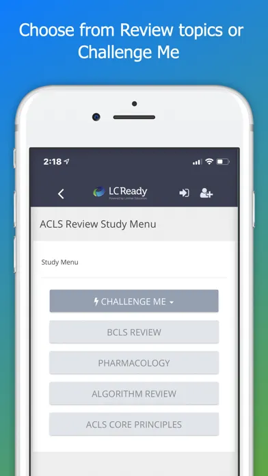 Screenshot di ACLS Review