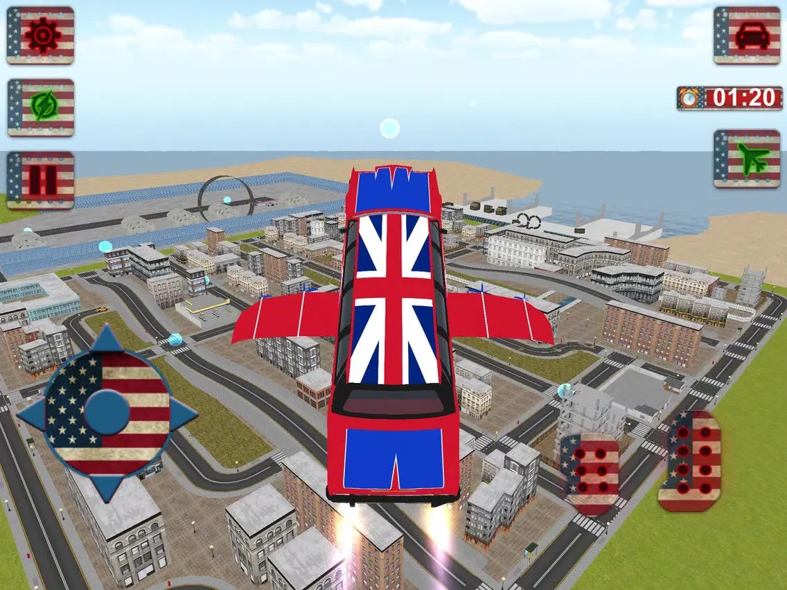 Limo Flying simulator 3d iPad  स्क्रीनशॉट