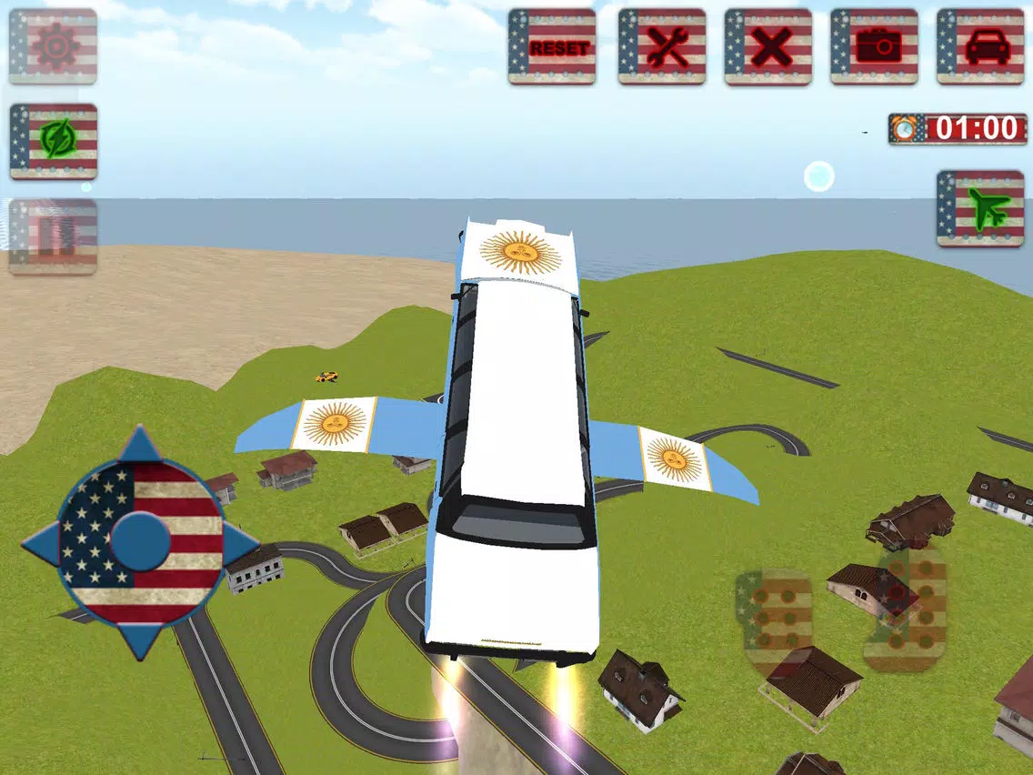 Limo Flying simulator 3d iPad 应用截图