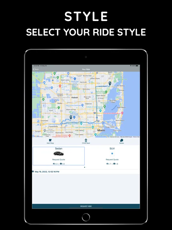 Luxor Black Car Service iPad  স্ক্রিনশট