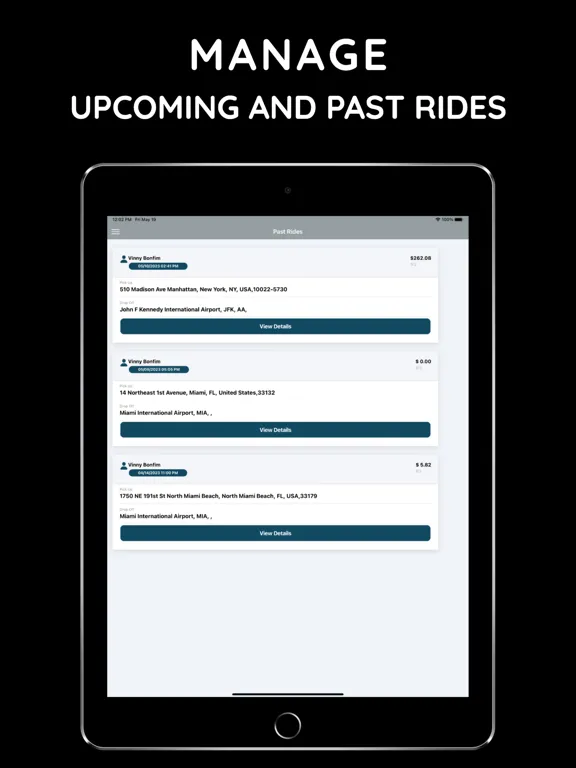 Luxor Black Car Service iPad  স্ক্রিনশট