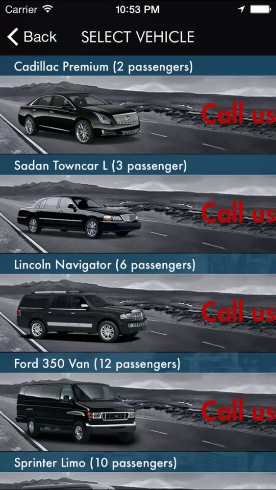 Black Tie Limo Screenshots