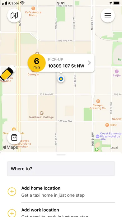 Greater Edmonton Yellow Cab スクリーンショット