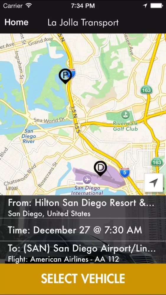 La Jolla Transport Screenshots