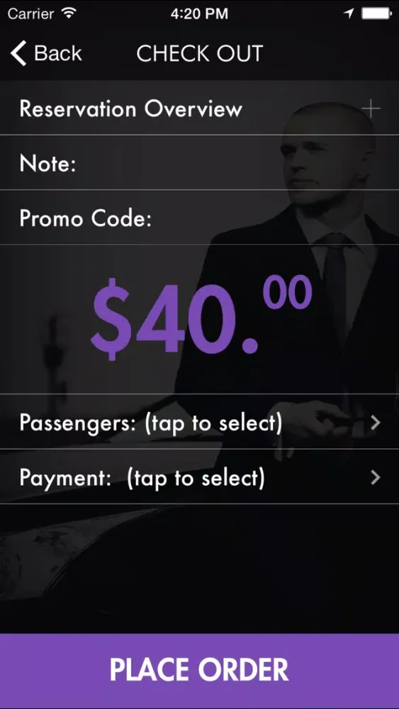 تصاویر Purple Tie Limo
