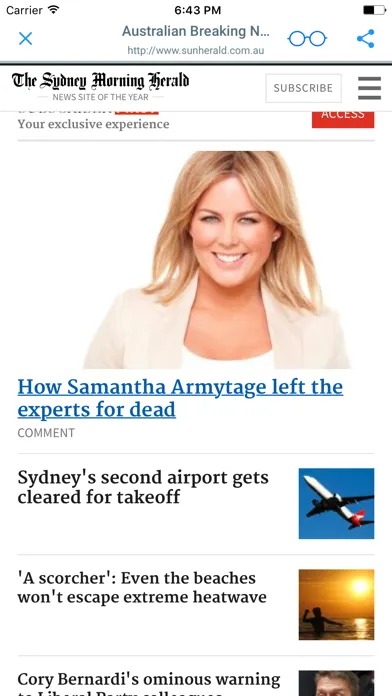 AUSTRALIAN NEWSPAPERS & MAGAZINES سکرین شاٹس