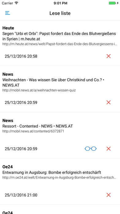 Captures d'écran de Österreichischen Zeitungen Und Zeitschriften
