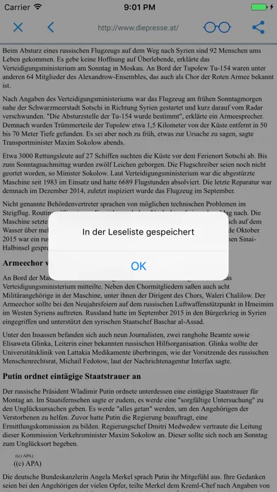 Captures d'écran de Österreichischen Zeitungen Und Zeitschriften
