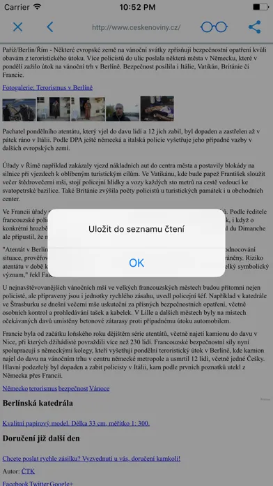 NOVINY A ČASOPISY Ekran Görüntüleri