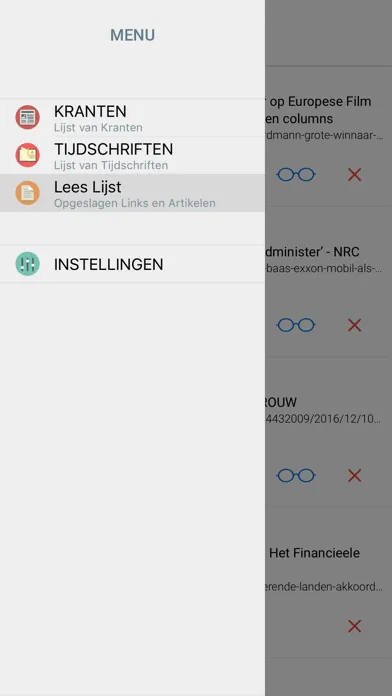 KRANTEN en TIJDSCHRIFTEN Screenshots