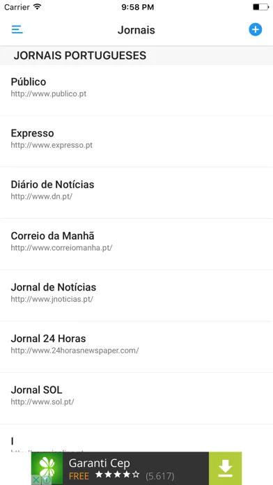 JORNAIS E REVISTAS应用截图