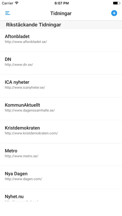Captures d'écran de TIDNINGAR OCH TIDSKRIFTER