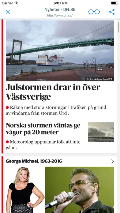 Captures d'écran de TIDNINGAR OCH TIDSKRIFTER