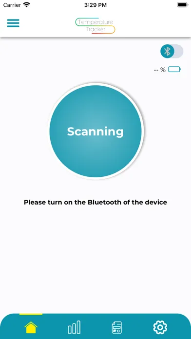 Tangkapan layar Temperature Bluetooth