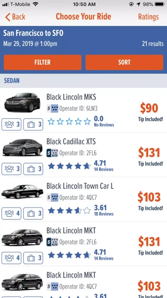 Limos.com スクリーンショット