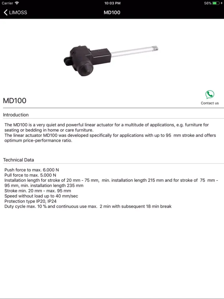 limoss Catalog iPad 應用截圖