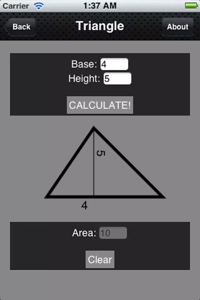 Area Calculator!应用截图