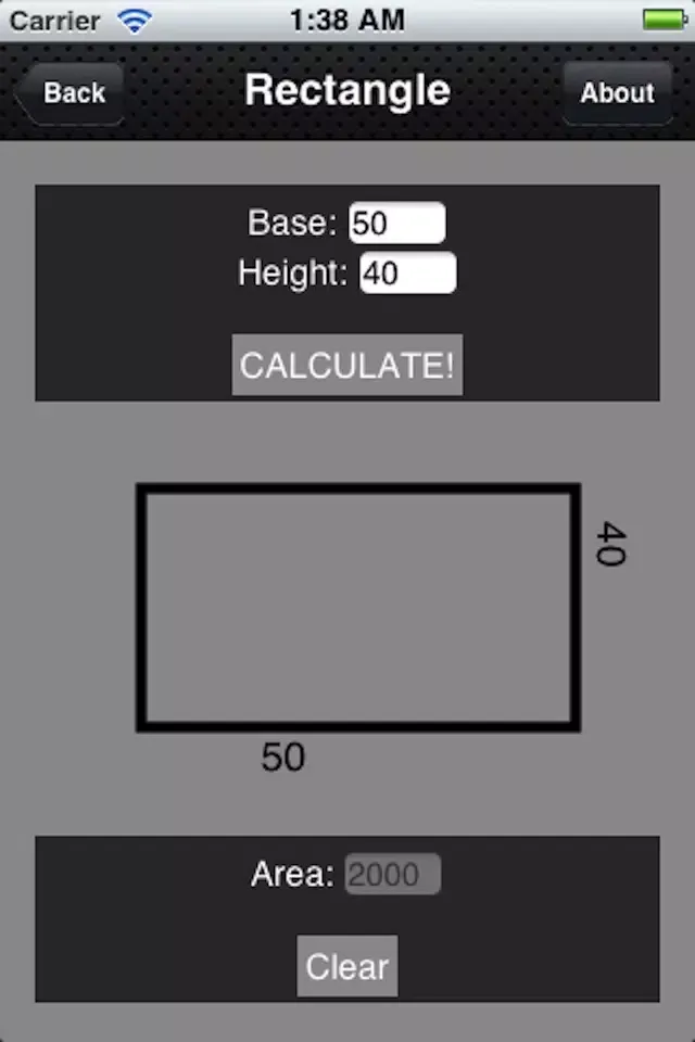 Area Calculator!应用截图