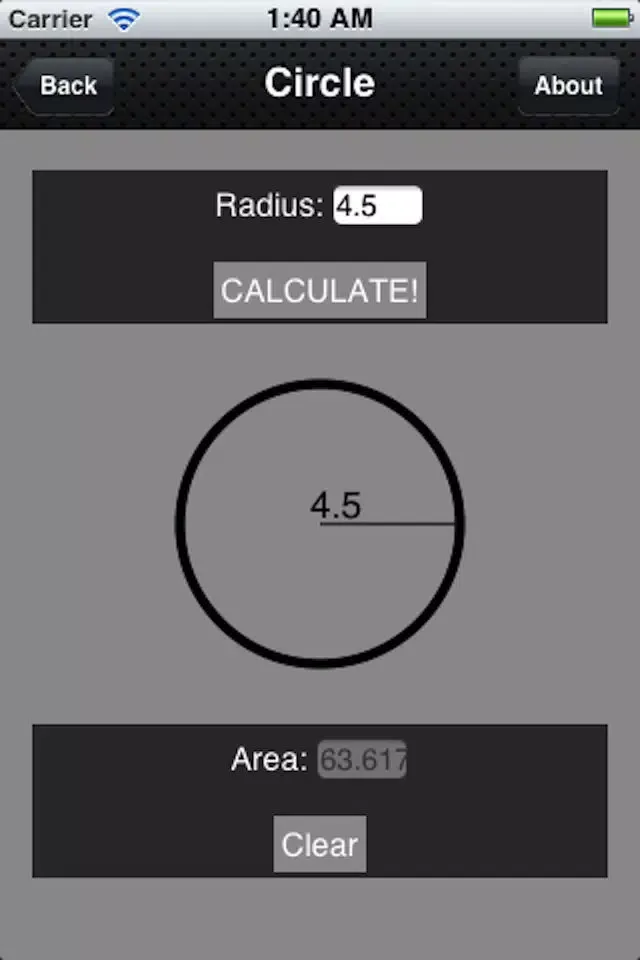 Area Calculator!应用截图