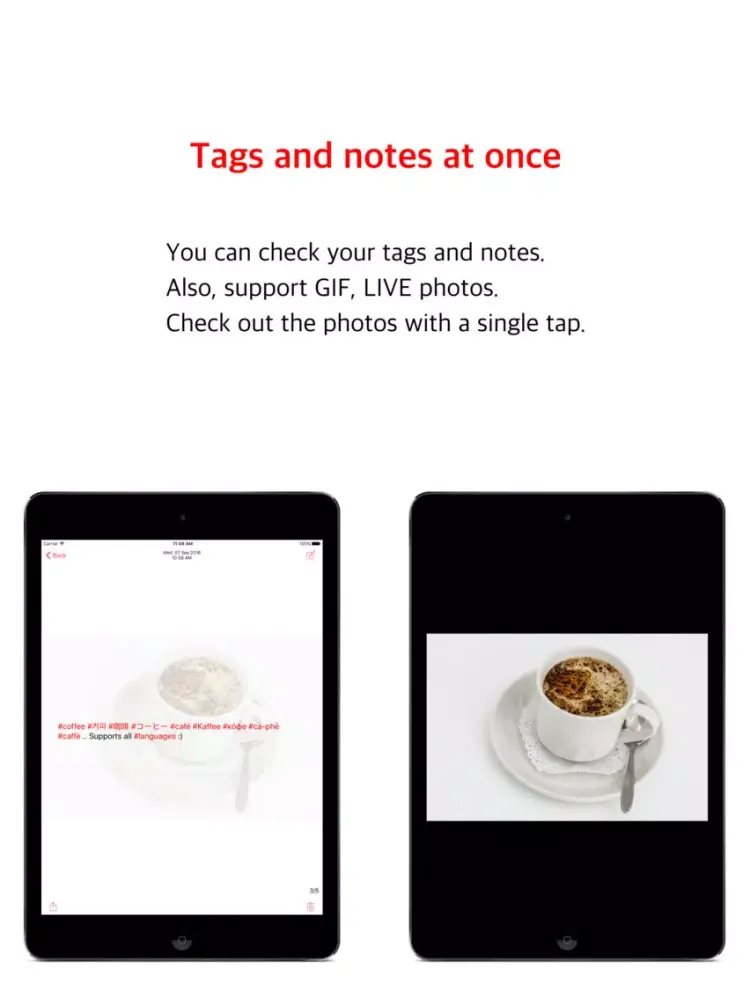 Capturas de pantalla de Tagpic - light iPad 