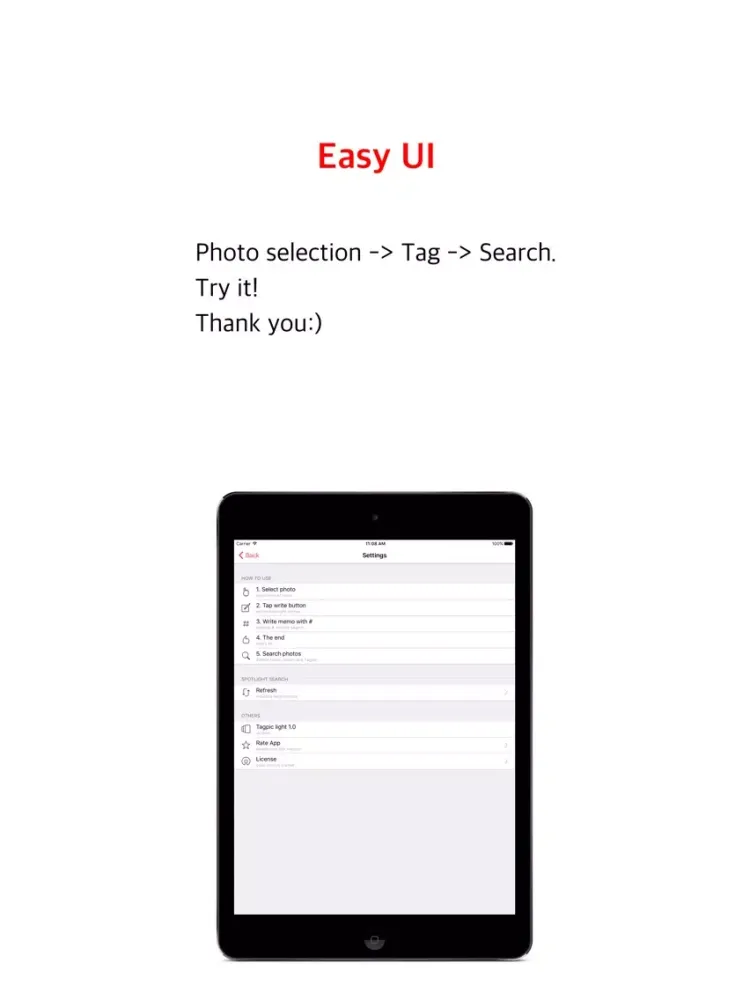 Capturas de pantalla de Tagpic - light iPad 