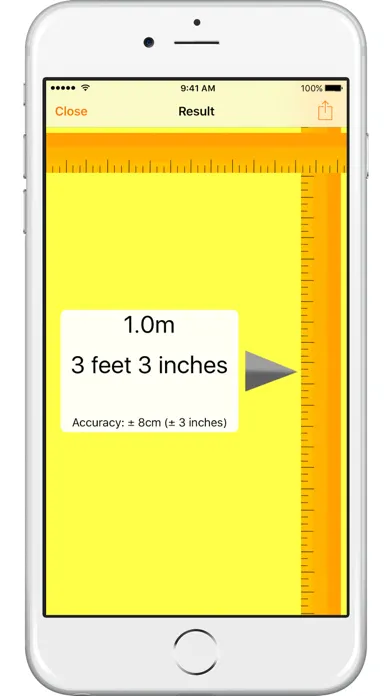 ภาพหน้าจอของ Height Ruler (Barometer)