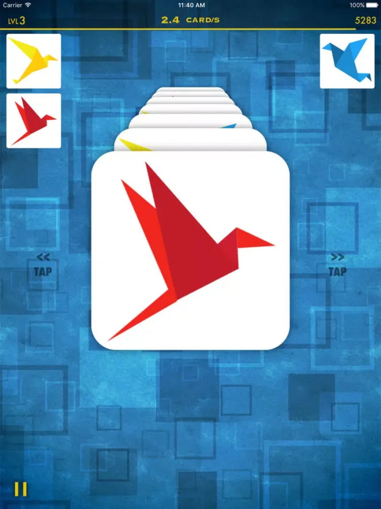 Ảnh chụp màn hình của Focuz - Sort the cards, fast! iPad 
