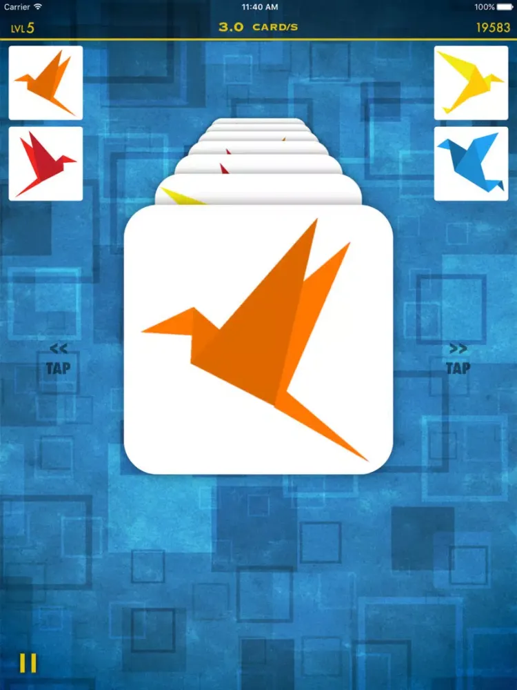 Ảnh chụp màn hình của Focuz - Sort the cards, fast! iPad 