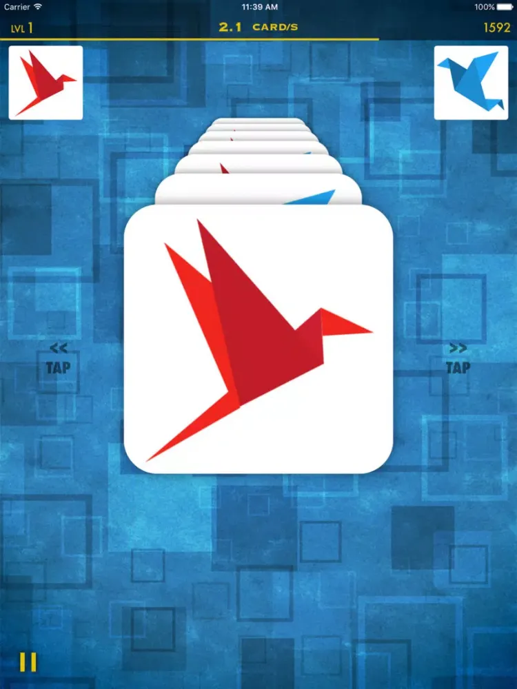 Ảnh chụp màn hình của Focuz - Sort the cards, fast! iPad 