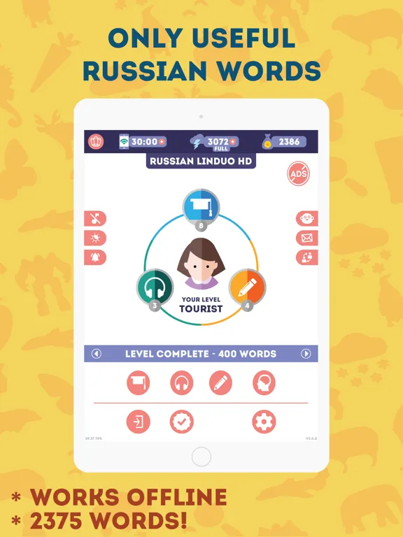 LinDuo: Learn Russian iPad 应用截图