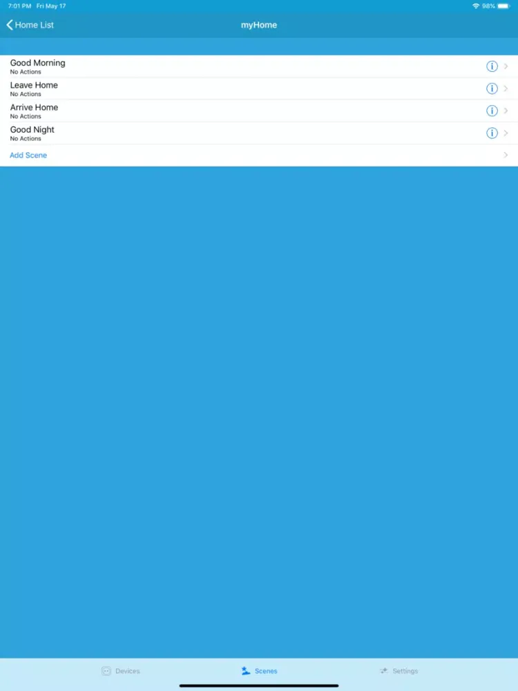 Zrzuty ekranu HomeSP iPad 