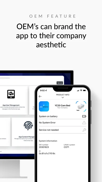 OneConnect™ by LINAK® Screenshots