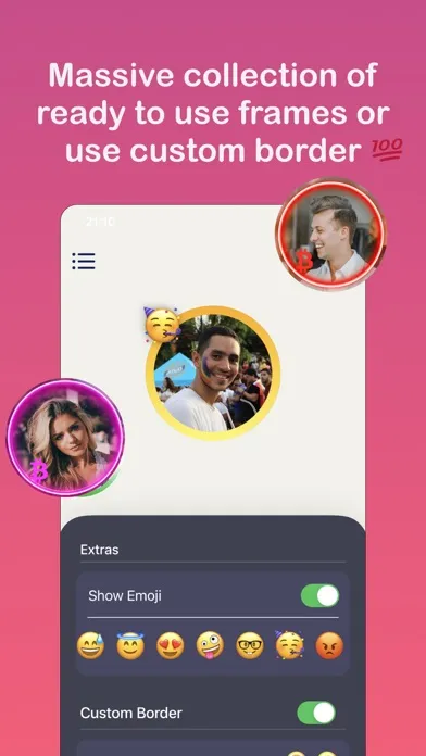Profile Picture Border : Round スクリーンショット