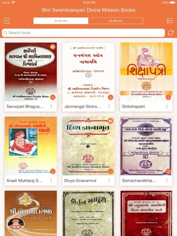 Capturas de pantalla de Swaminarayan Books SSDM iPad 
