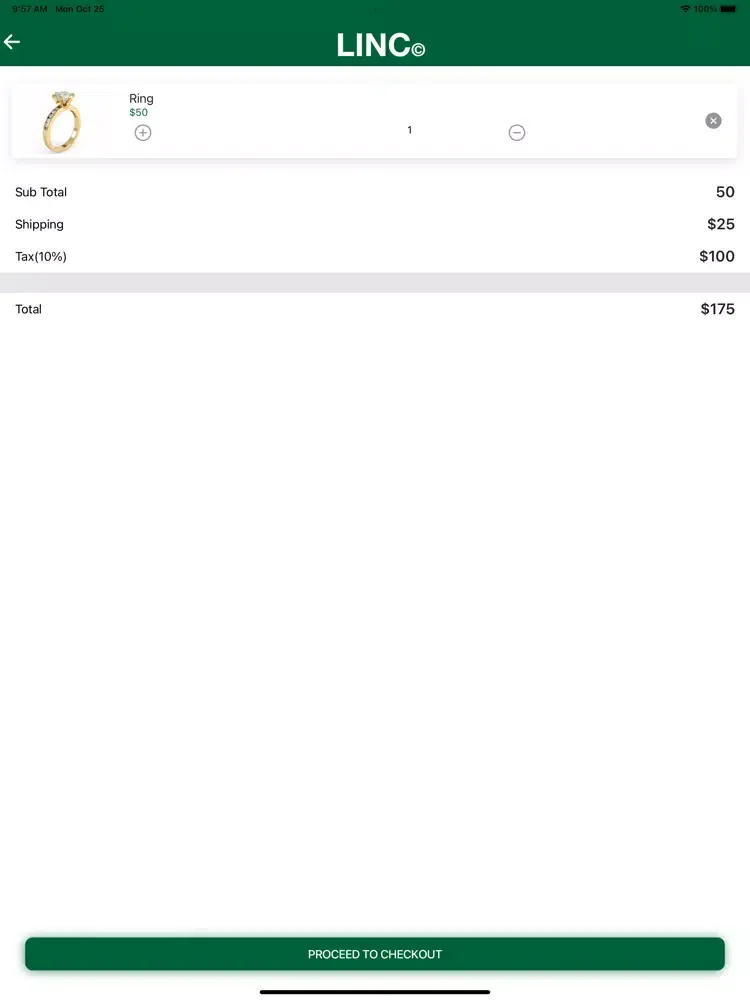 Linc Store iPad  Ekran Görüntüleri