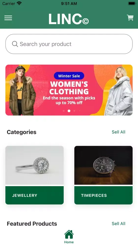 Linc Store Ekran Görüntüleri