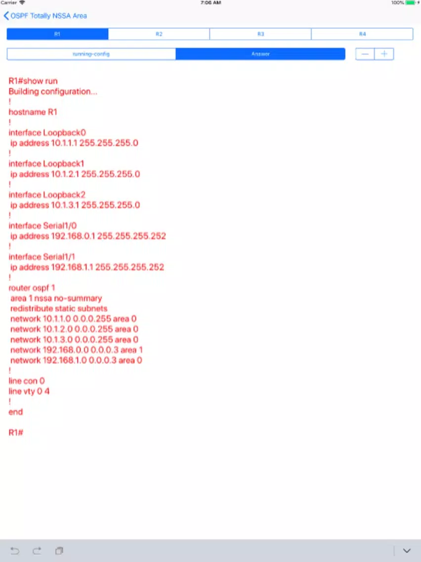 CCNA Routing Labs Practice iPad  Ekran Görüntüleri