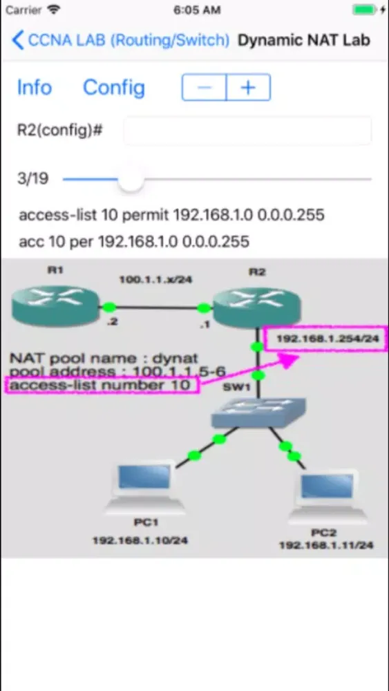 Screenshot di CCNA Routing Labs Practice
