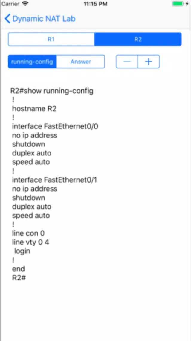 CCNA Routing Labs Practice Ekran Görüntüleri