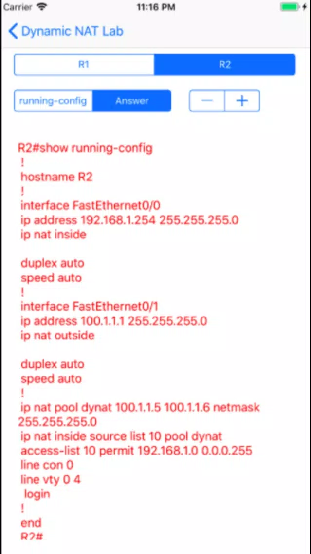 CCNA Routing Labs Practice Ekran Görüntüleri