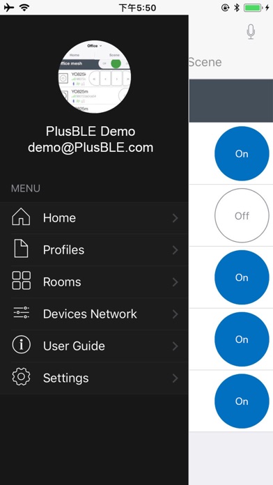plusBLE Screenshots