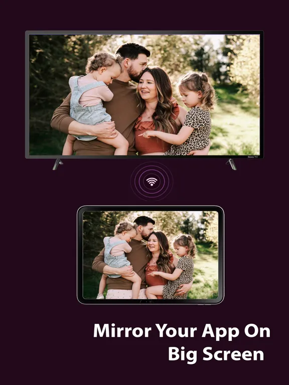 Capturas de tela do Miracast ﾠ iPad 
