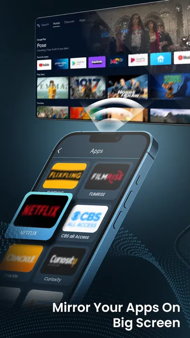 Capturas de tela do Miracast ﾠ