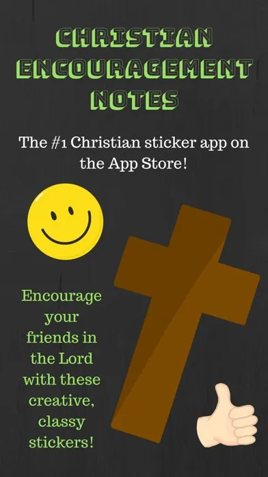 Tangkapan skrin Christian Encouragement Notes