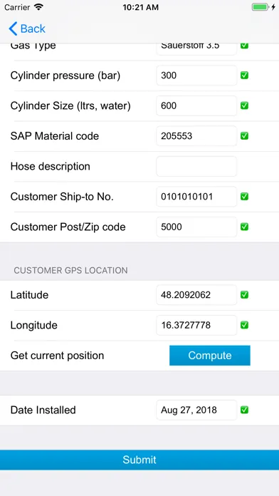 Tangkapan skrin Installation App