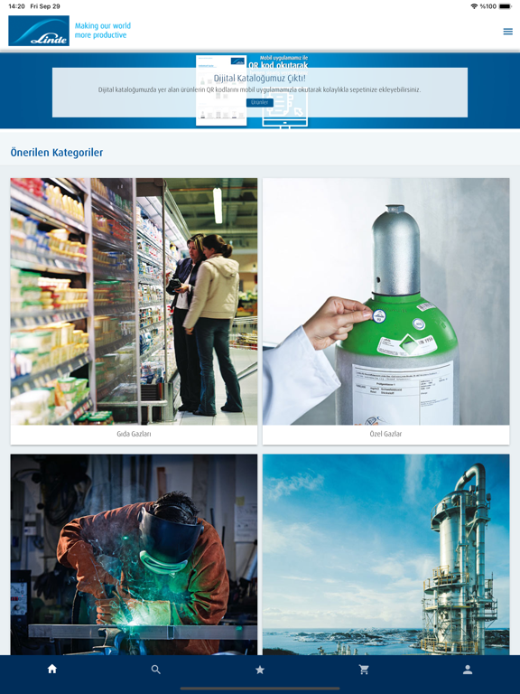 Linde Gaz eMarket iPad  سکرین شاٹس