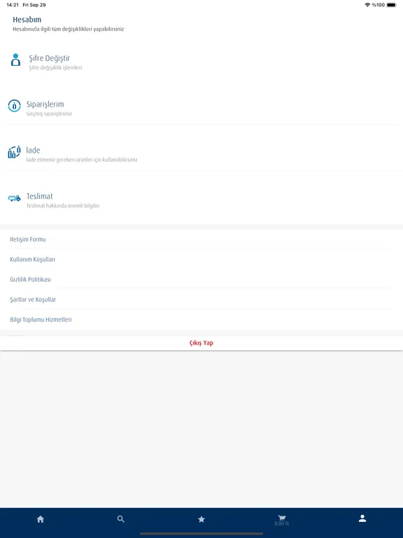 Screenshot di Linde Gaz eMarket iPad 