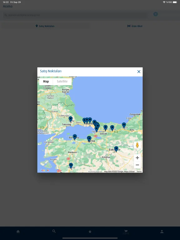 Screenshot di Linde Gaz eMarket iPad 